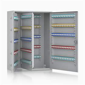 Schlüsselschrank, 300 Haken, HxBxT: 550 x 380 x 205 mm