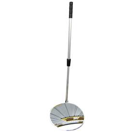 Inspektionsspiegel Durchm. 300 mm mit Teleskopstange, Länge 1-3 m