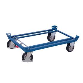 Fahrgestelle VARIOfit für Paletten und Behälter, 1010x810 mm, Höhe 283 mm, Tragfähigkeit 1200 kg