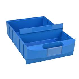 VariBox - Schubladen-Querteilung B: 215 mm, blau, VE 10 Stk.