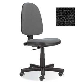 Bürodrehstuhl PRESTIGE, ohne Armlehnen, Bezugsmaterial Basic – Farbe Anthrazit