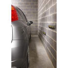 Bandă de protecție, autoadezivă, Lxlăț.xH: 500 x 70 x 30 mm, culoare galben-negru, unitate de ambalare - 2 buc.