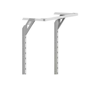 Horizontale Ausleger , Farbe grau RAL7035, Länge 1200 mm