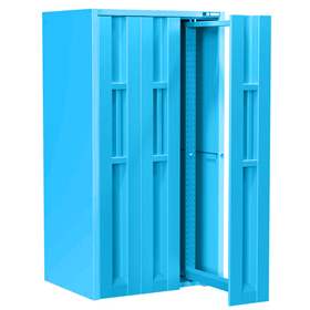 Dulap de atelier cu 3 sertare verticale extractibile, HxLxl: 1950x1044x790 mm, albastru RAL5012