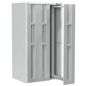 Dulap de atelier cu 3 sertare verticale extractibile, HxLxl: 1950x1044x790 mm, gri RAL7035