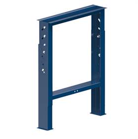 Podnože dílenských stolů, výškově stavitelné, výška 630 - 1125 mm, hloubka 710 mm, barva tmavě modrá RAL5010