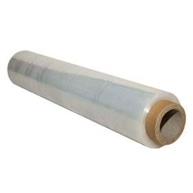 Stretchfolie 500 mm, transparent, 20 um, VE 6 Rollen (1 Rolle - 2,6 kg netto)