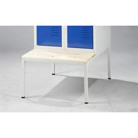 Sitzbank unter dem Spindschrank 600 mm, Lichtgrau RAL7035