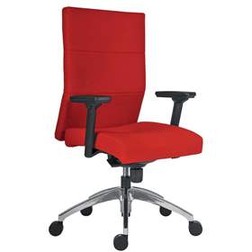 Bürostuhl VERTIKA, Farbe rot, Belastbarkeit 160 kg
