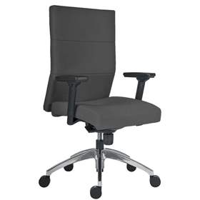 Bürostuhl VERTIKA, Farbe grau, Belastbarkeit 160 kg