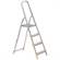 Alu-Stehleiter EUROSTYL, einseitig, Standardasuführung, 4 Stufen