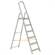 Alu-Stehleiter EUROSTYL, einseitig, Standardasuführung, 6 Stufen
