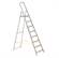 Alu-Stehleiter EUROSTYL, einseitig, Standardausführung, 8 Stufen