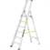 Alu-Stehleiter FORTE, einseitig, Profi-Ausführung, 6 Stufen
