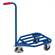 Cărucior șasiu cu mâner pentru transport navete, lăzi, 3-roți, platformă de încărcare din țeavă oțel 600 x 450 mm, cap. port. 150 kg