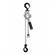 Hebelzug mit Gliederkette, Tragfähigkeit 250 kg, Hubhöhe 1,5 m