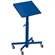Materialständer, neigbar, Höhenverstellbereich  715-1085 mm, Farbe blau RAL5010