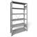 Akten-Steckregal COMPACT, einseitig, 6 Fachböden, HxB: 1850 x 1000 mm, Lichtgrau, Grundregal