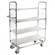 Etagenwagen, galvanisch verzinkt, 4 Etagen, Tragfähigkeit 250 kg, LxBxH: 1195x470x1590 mm