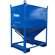 Trichter-Container, Volumen 600 l, Traglast 700 kg, blau RAL5010