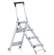 Klappbare Sicherheitstreppen, 4 Alu-Stufen